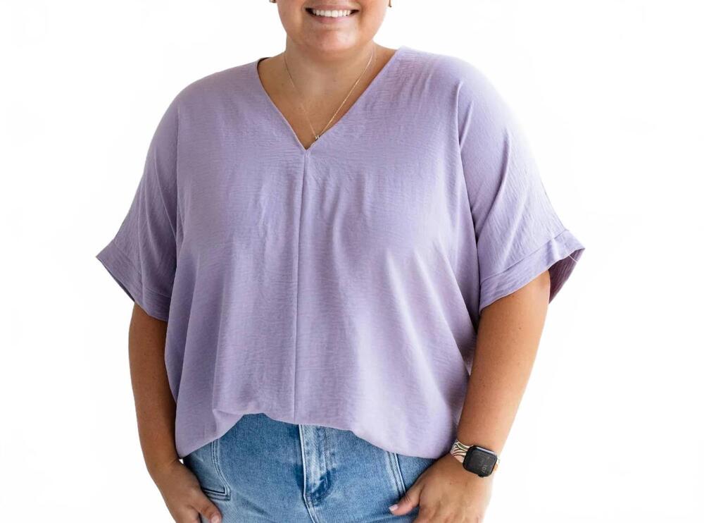 NEW JODIFL love you blouse in lavender